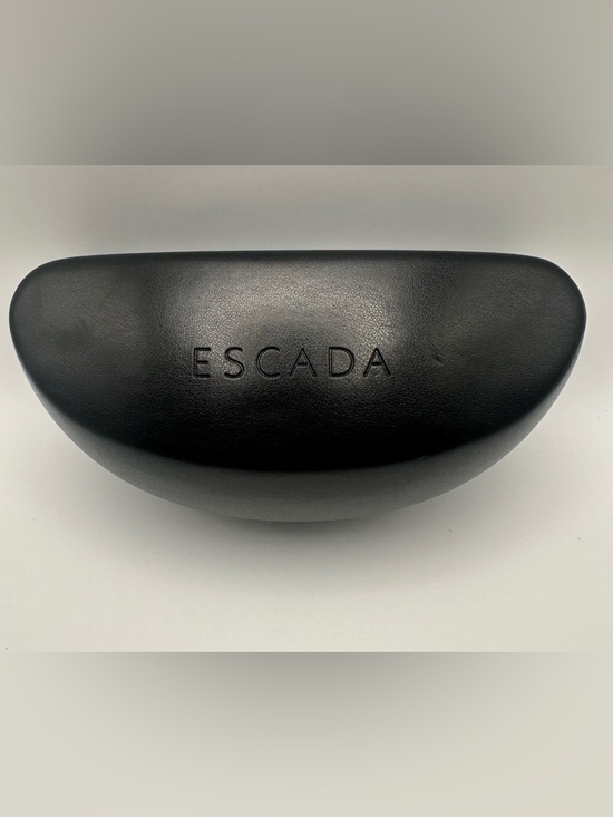 Escada Havana Sunglasses Black Gray Gold Logo Pantos Full Rim Oval SESD33S New main image 11
